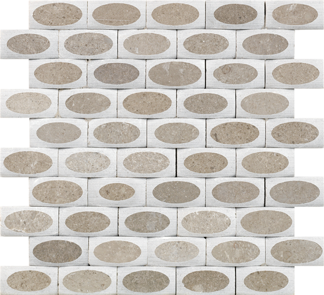 Azulejos de mosaico de piedra natural ｜Musivo｜Byzantine