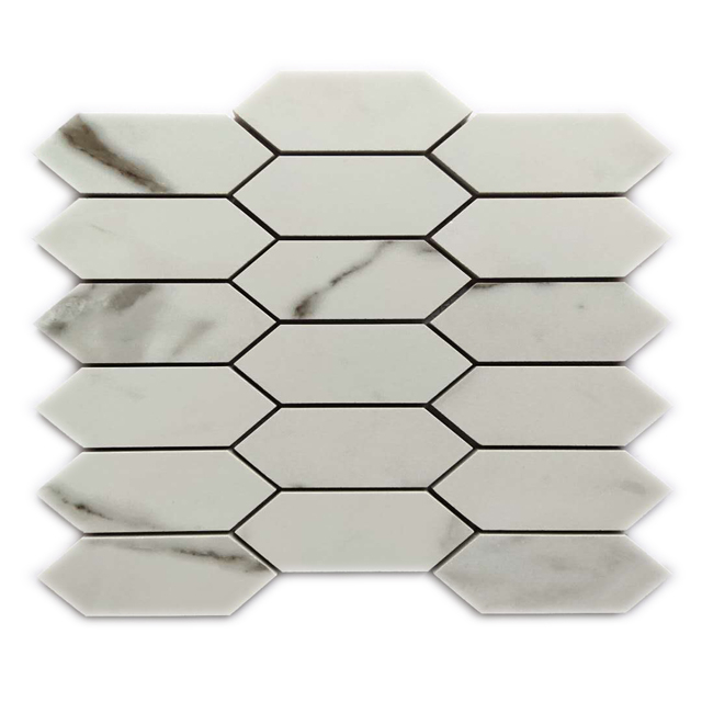 Mosaico de porcelana gris