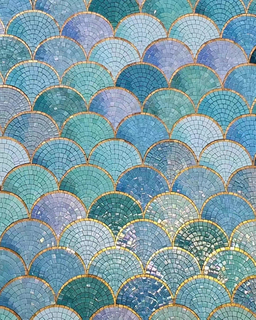 Arte de pared de mosaico al aire libre