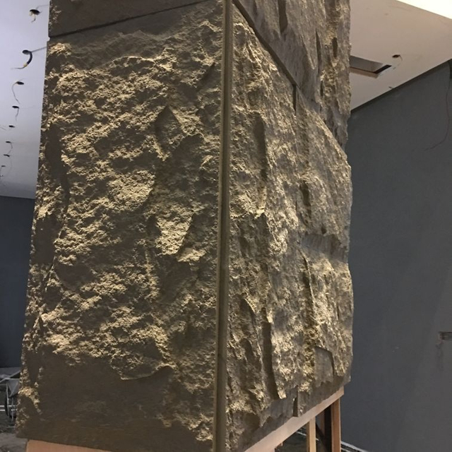 Paneles de pared de piedra artificial Pu Mushroom Stone