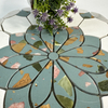 Mosaicos de pisos de terrazo clásicos