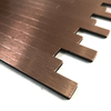 Mosaico de aluminio Rosegold