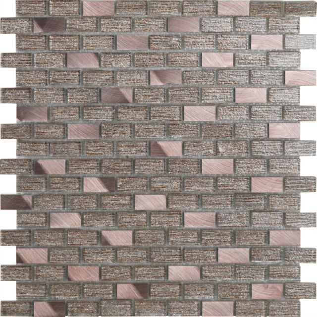 Mini Mosaico Cuadrado-Miniladrillo