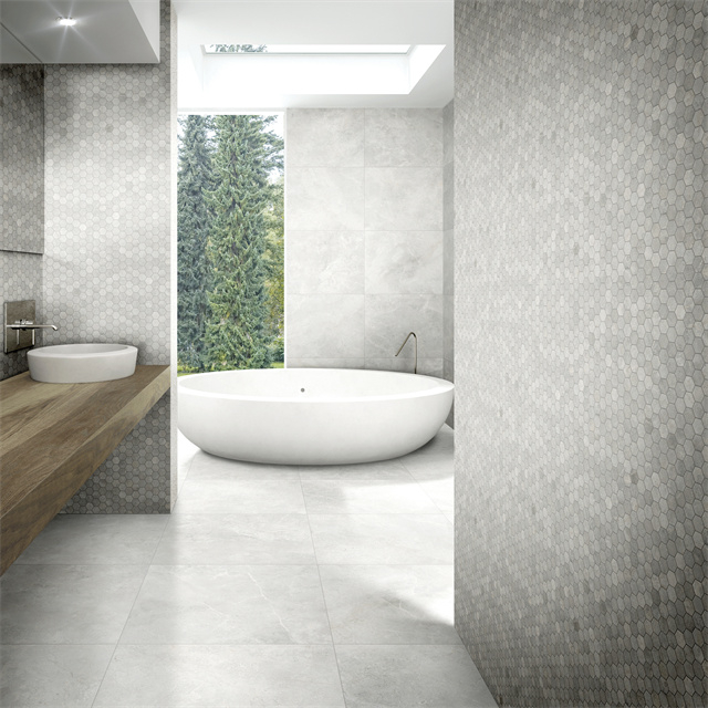 Pisos de azulejos de baño 
