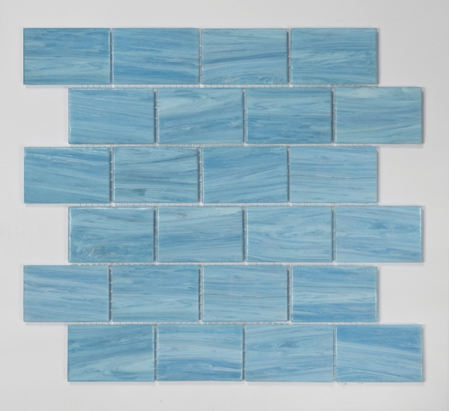 Patrones de mosaicos de vidrio para piscinas - Nube