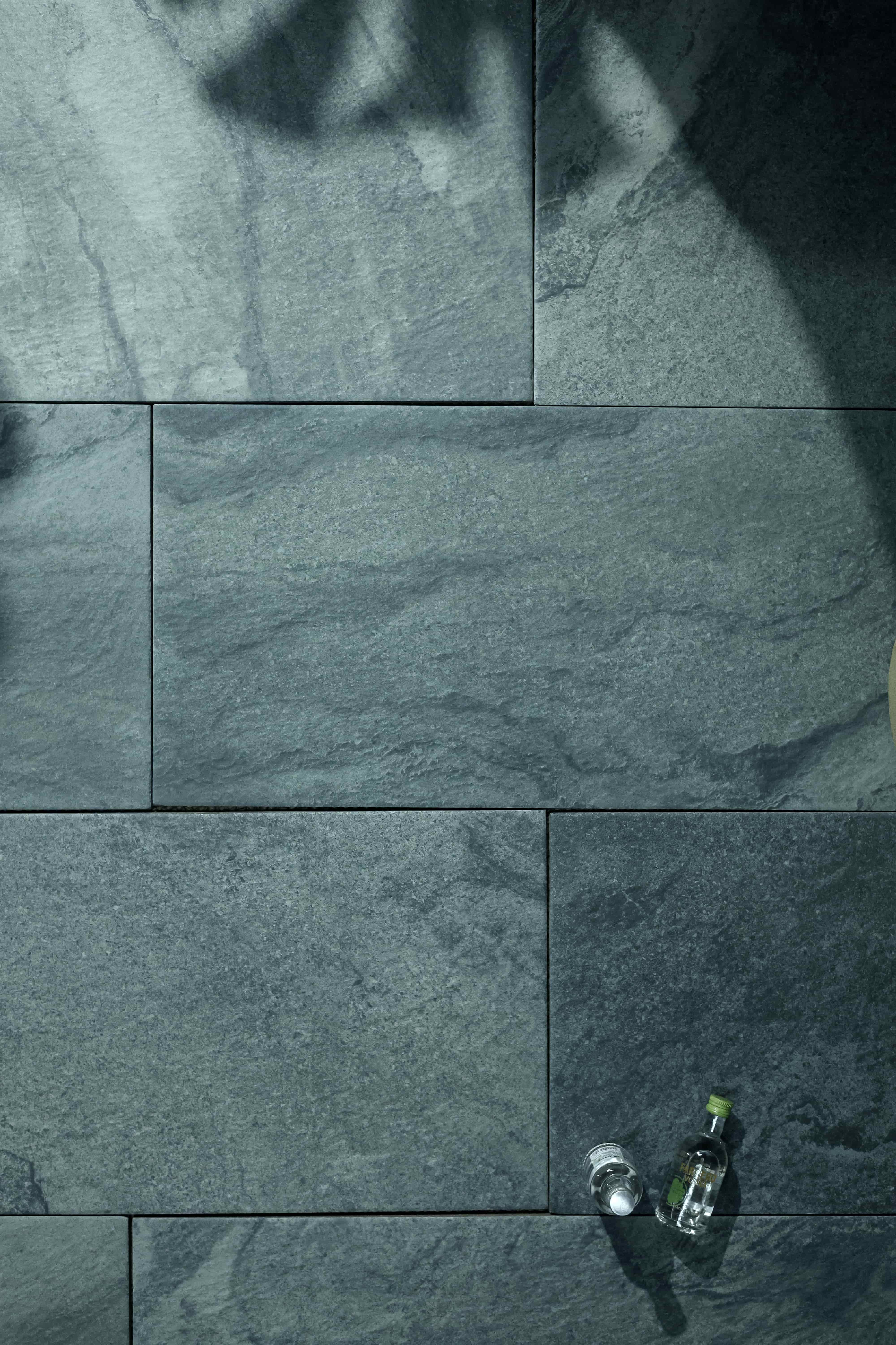 Azulejo verde de piedra de Bali de 300x600 mm