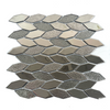 Mosaico de vidrio plateado electroplacado -dgs24 barhoo