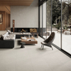 Travertino Natural Tile de porcelana para piso y cenizas de pared-potocino