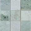 Mosaico de piedra cuadrada de mármol esmeralda–EME23
