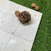 Mosaico de piedra beige dorado -PJB331
