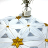 Glass de vidrieras florales Mosaic-HBS41