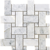 Mosaico de Piedra Natural｜Musivo｜Bianco Carrara