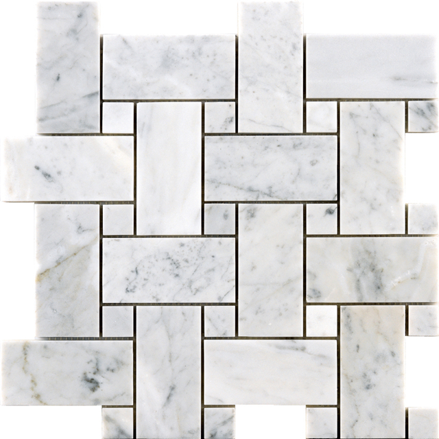 Mosaico de Piedra Natural｜Musivo｜Bianco Carrara