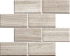 Azulejos de mosaico de piedra natural ｜Musivo｜Brick