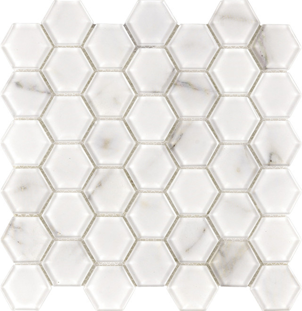Azulejos de mosaico de vidrio de piedra laminada ｜Musivo｜Spoleto