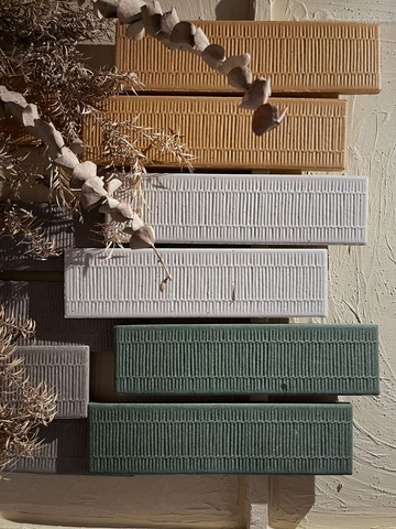 Azulejos tipo metro para protector contra salpicaduras de cocina