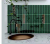 Placa para salpicaduras de cocina con azulejos hechos a mano
