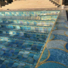 Arte de pared de mosaico al aire libre