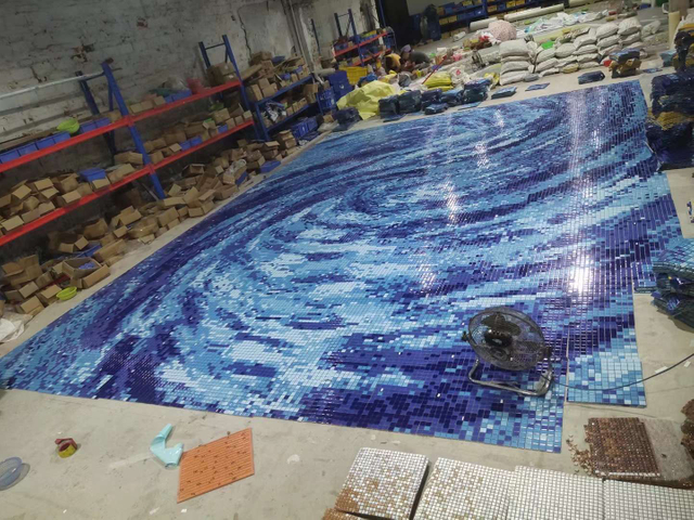 mosaico de mosaico de vidrio