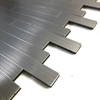 Azulejos de salpicadería de aluminio plateado