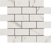 Mosaico de Porcelana Blanca Cararra