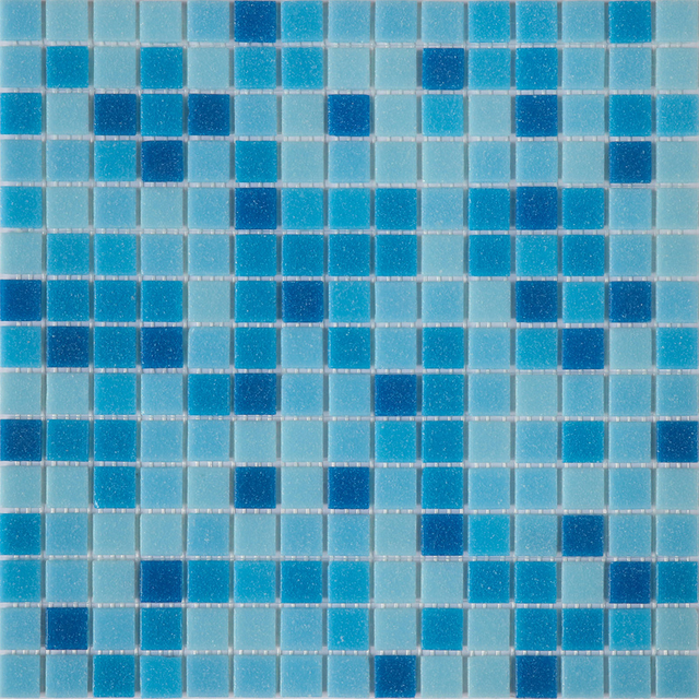 Azulejos de vidrio duraderos para piscinas - Mini