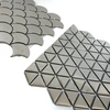 Mosaico de vidrio plateado electrochado -dgs26 barhoo