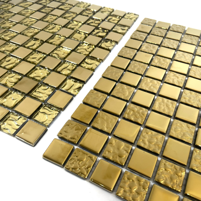Mosaico de vidrio de oro -DGG03 Luxe 