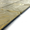 Mosaico de vidrio cuadrado electrochado -dgg16 luxe 