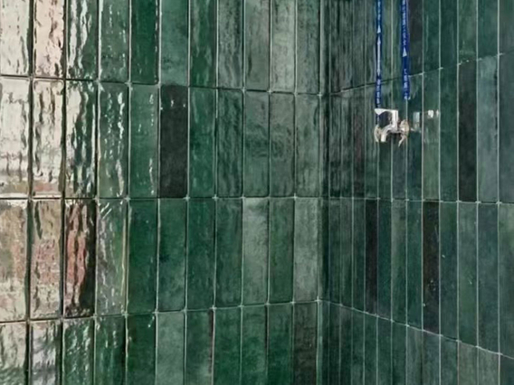 Naturaleza refrescante: las baldosas de la serie Kashgar transforman este baño de zhengzhou