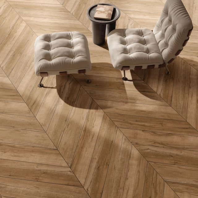 Azulejo realista de veta de madera aserrada-G12070