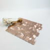 Mosaico de aluminio de oro rosa brillante10