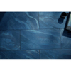Azulejo antideslizante para piscina con apariencia de piedra azul de 300x600 mm