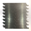 Azulejos de salpicadería de aluminio plateado