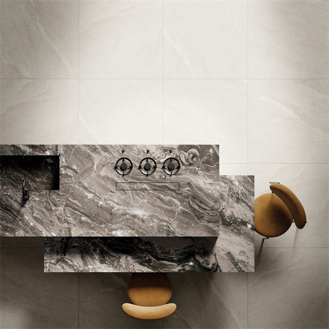 Piso de baldosas con apariencia de piedra - 66GX023P4M
