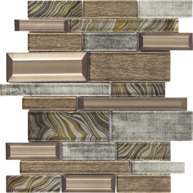 Azulejos de mosaico-3D biselados