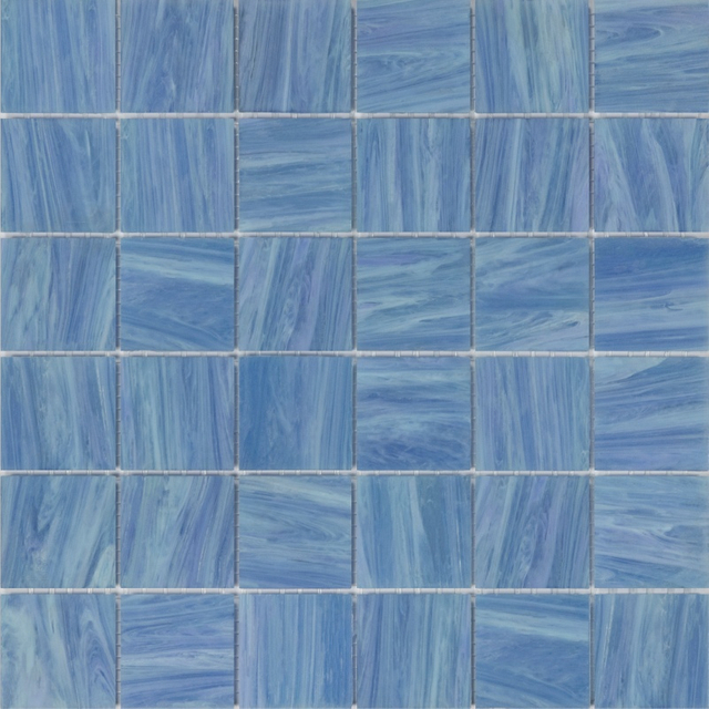 Azulejos de mosaico de vidrio vibrante para piscina - Nube