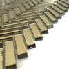 Mosaico de vidrio de metal electroplacado -DGG04 Luxe 