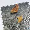 Elegante mosaico de aluminio cepillado con cepillado-sab35