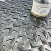 Mosaico de aluminio negro para proyectos de bricolaje-sab38