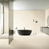 Beige Limestone Look Mucle de porcelana para interiores modernos-Limes Marfil