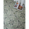 Azulejos estampados verdes de 248X248 mm-LS03
