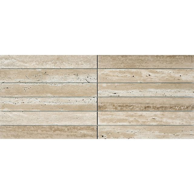 Azulejo mosaico de travertino beige -TRV26