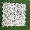 Mosaico de guijarros de travertino beige -TRV42F